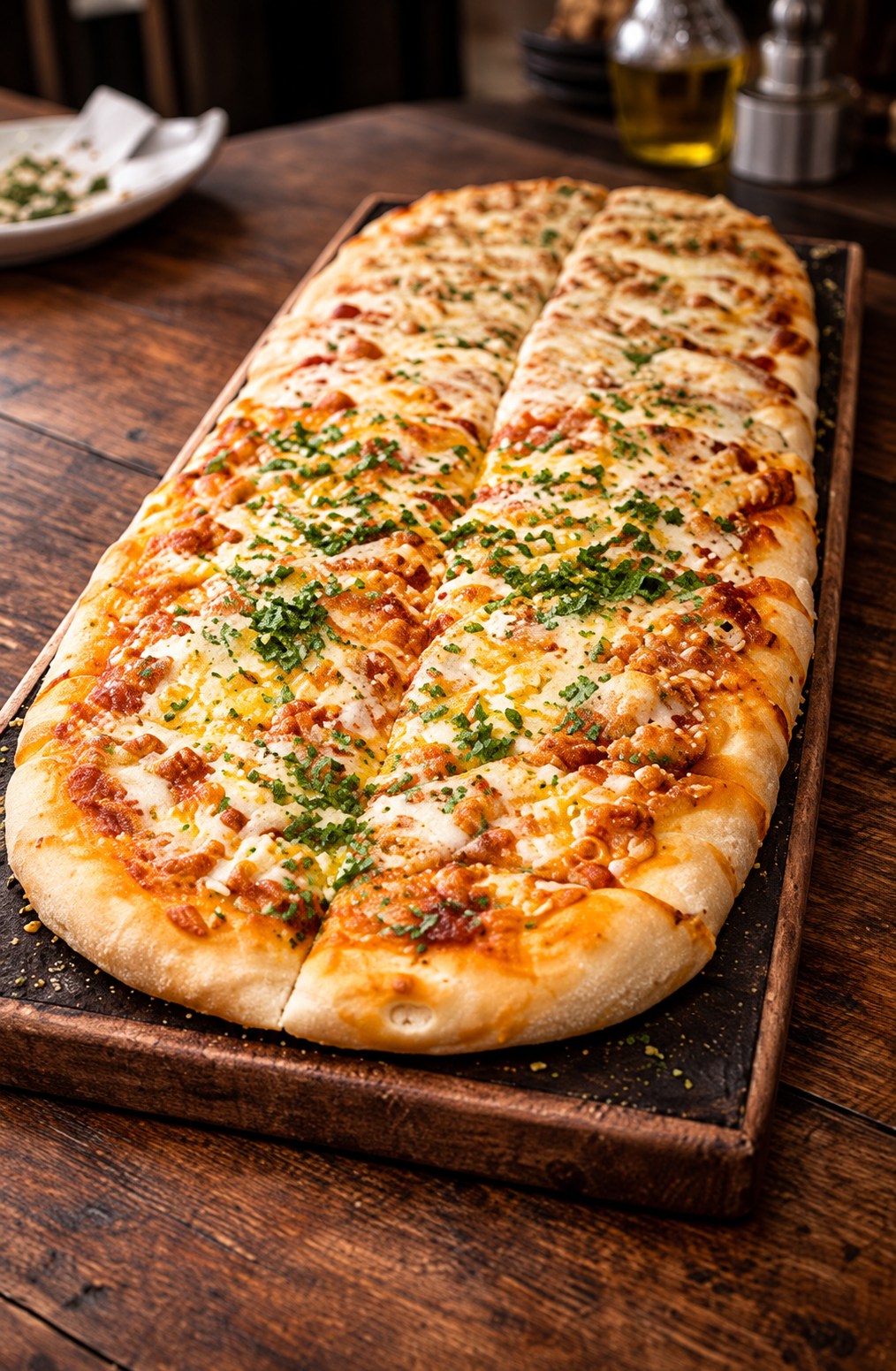 Pizza rectangular de Don Quijote